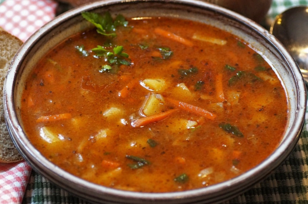 A bowl of delicious soup.